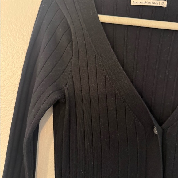 Abercrombie & Fitch Black Long Sleeve Knit Dress - Picture 7 of 11